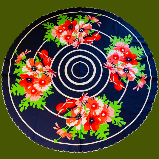 Optical Bouquet Tablecloth