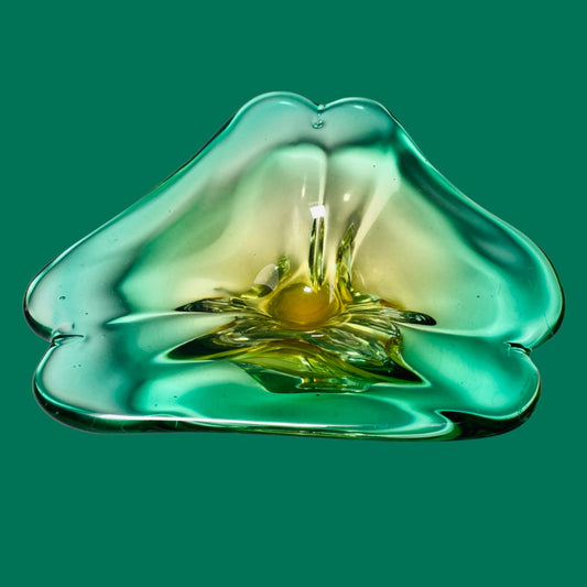 Emerald Orchid Ashtray