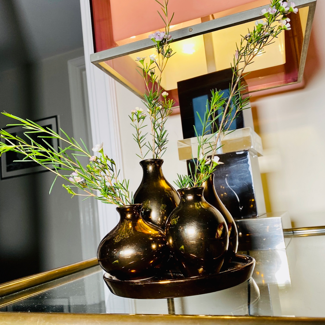 Gold Glass Vases