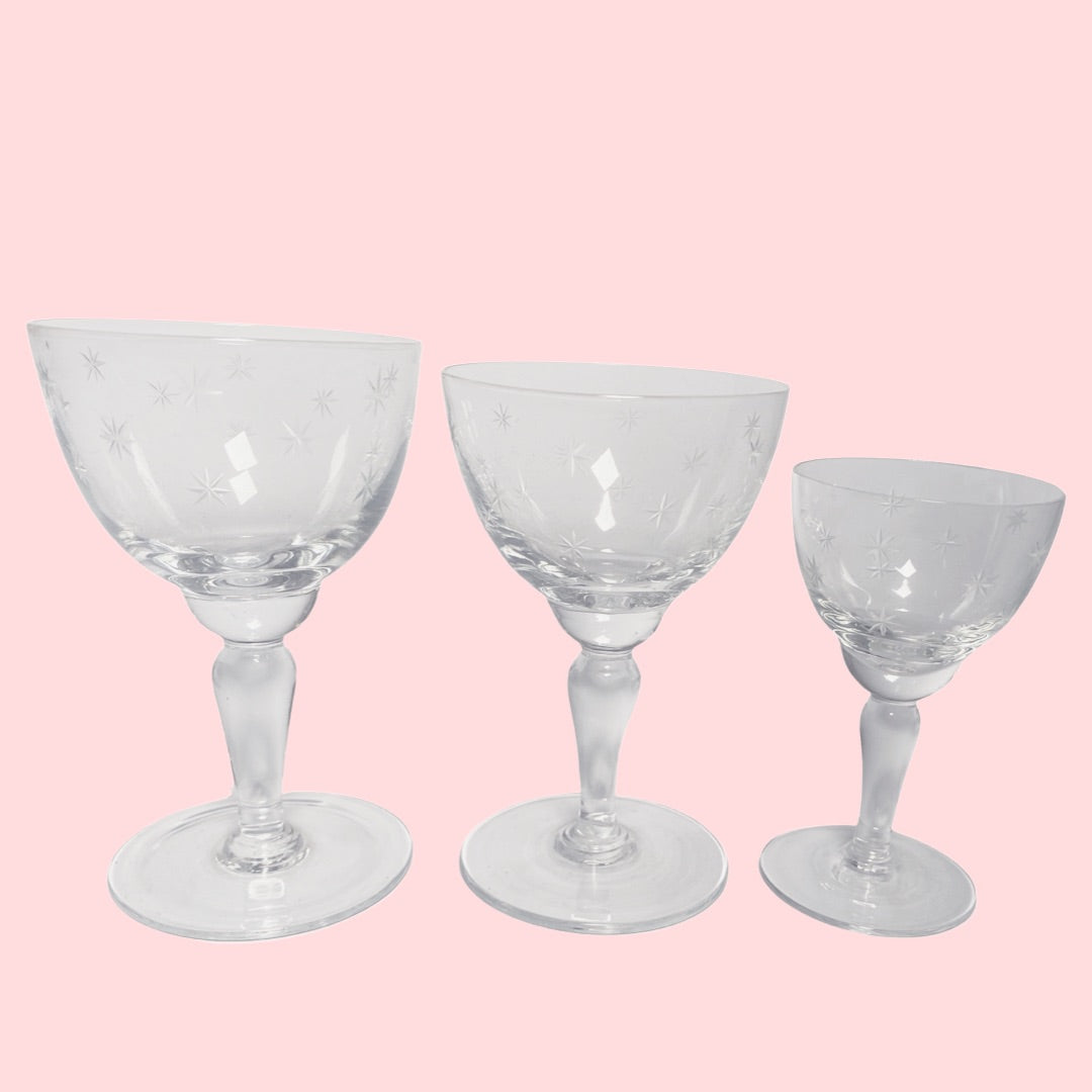 Twilight Crystal Glass Set