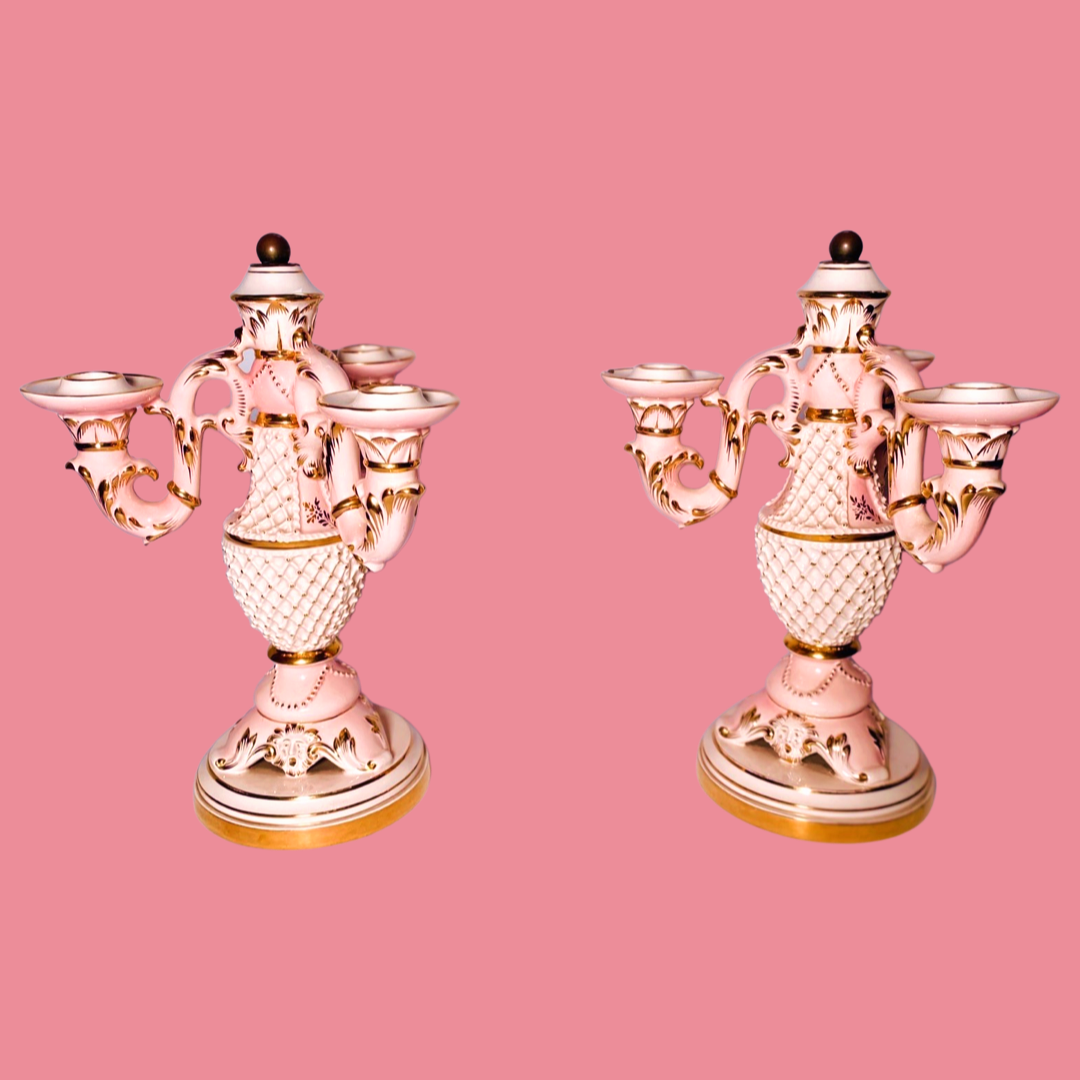 Marie Antoinette Candle Holders