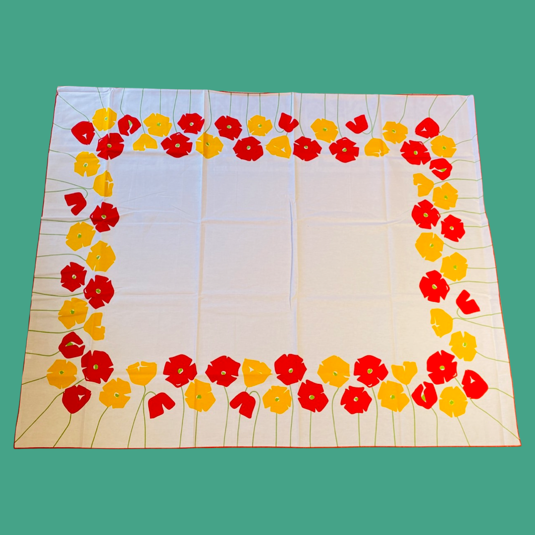 Rapallo Poppies Tablecloth