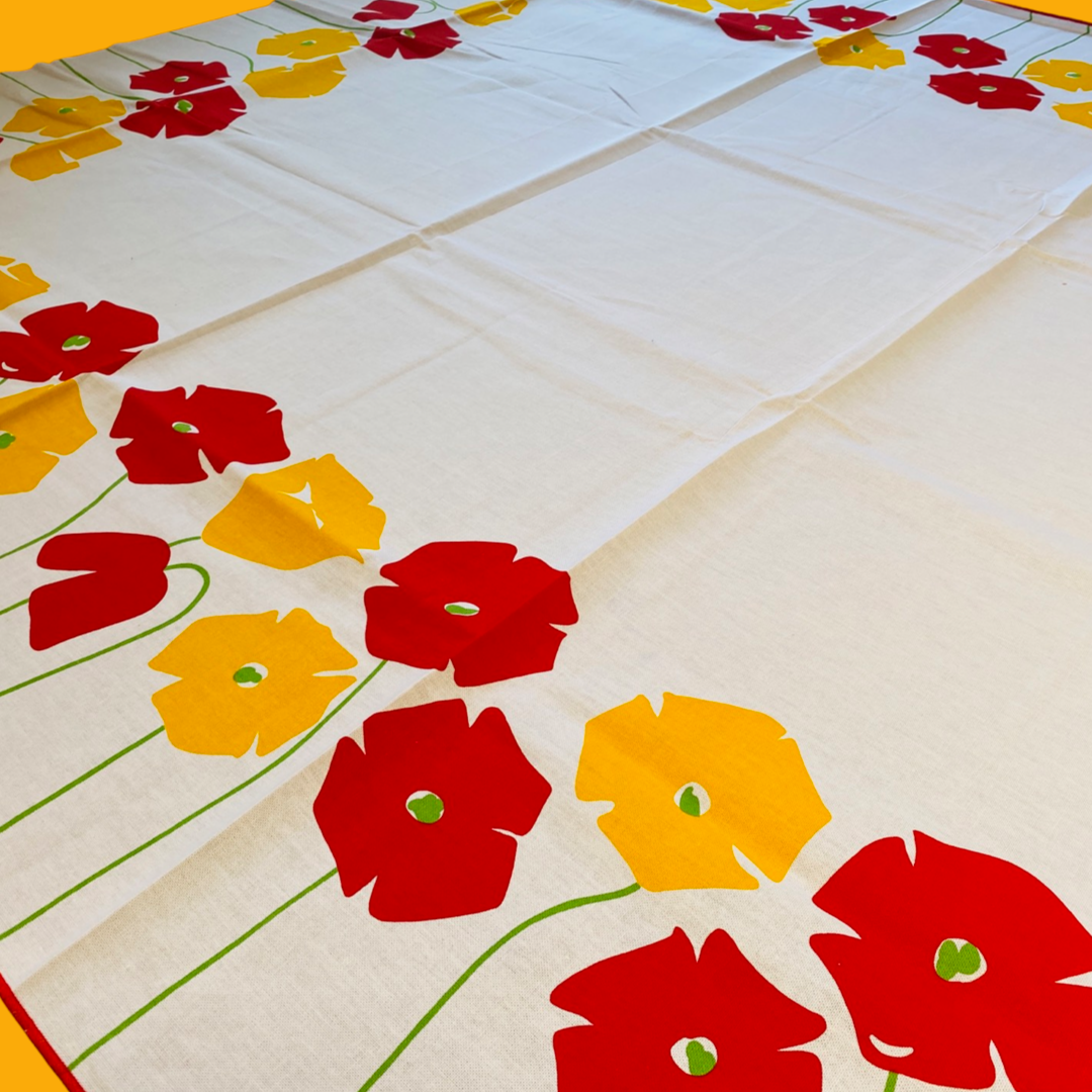 Rapallo Poppies Tablecloth